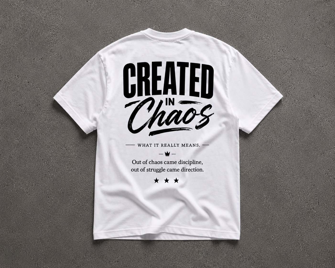 Created in Chaos Tee