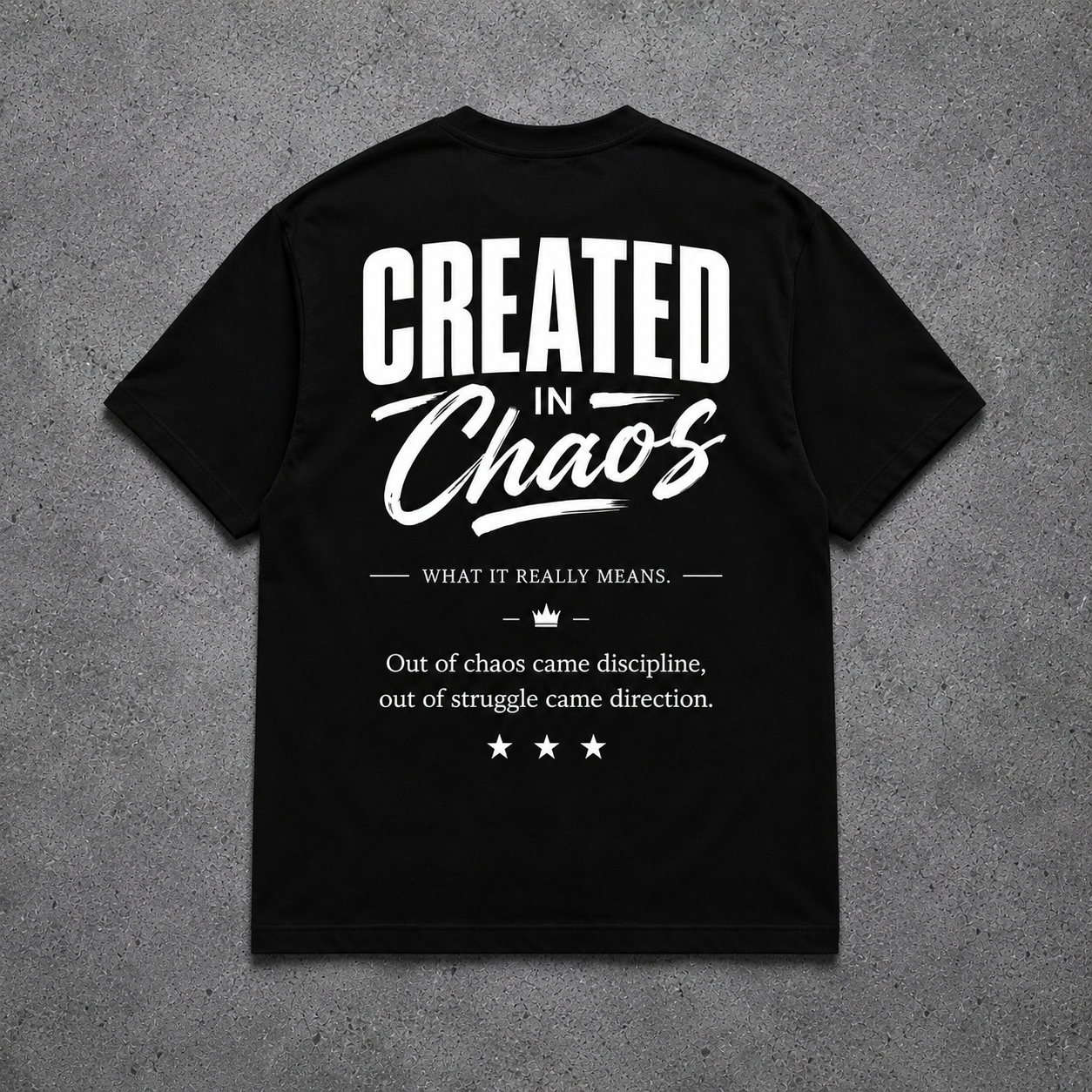 CREATE IN CHAOS TEE